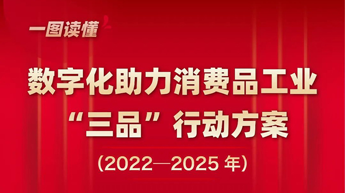 一图看懂 | 数字化助力消费品工业“三品”行动方案