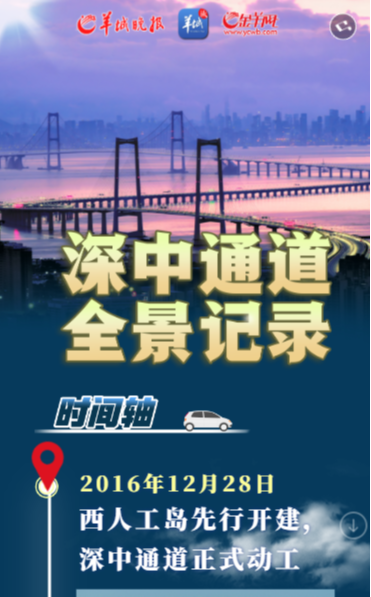 【龙腾湾区·桥见未来】H5：深中通道全景记录