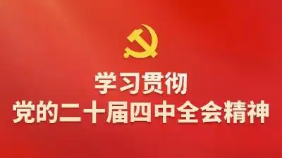 学习贯彻党的二十届四中全会精神