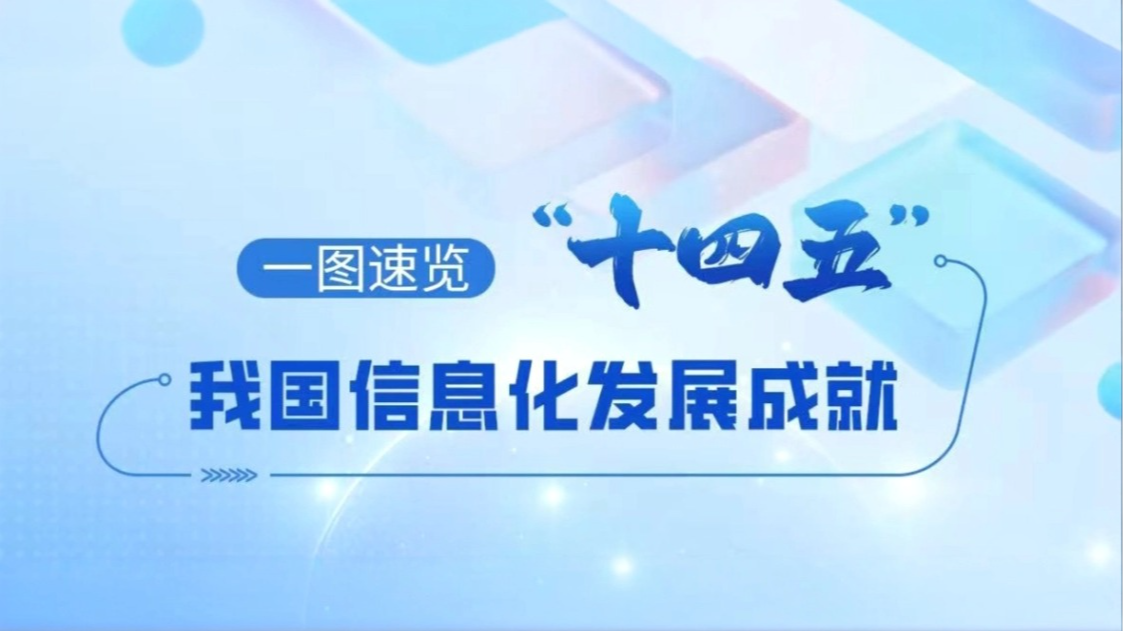一图速览丨“十四五”我国信息化发展成就