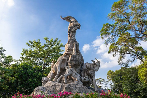 越秀公园五羊雕像