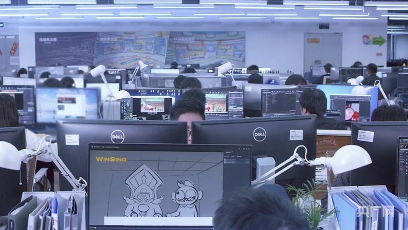 咏声动漫（央广网记者 罗世伟 摄）